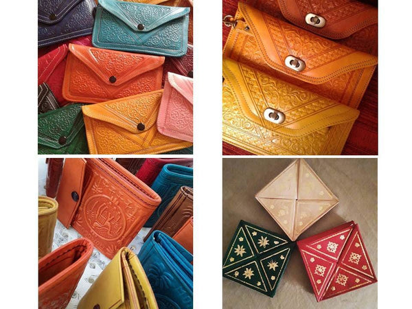 Leather Wallets for Women, Coin Purses
