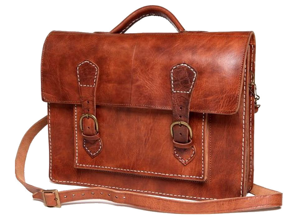 Business Mens Leather Briefcase Bag Handbag Laptop Shoulder Bag Fashion DG