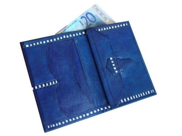 Club Morocco Wallet - Blue - Wristlet – Moroccan Corridor®