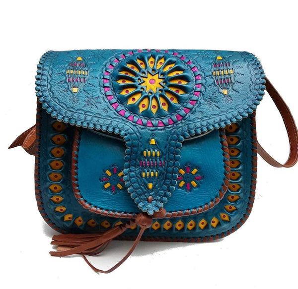 Genuine Leather Moroccan Bags Women Ladies Bag – Moroccan Style©